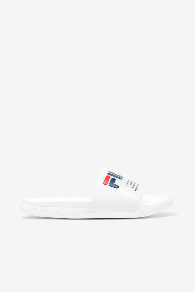 Fila Sandals Drifter Luxe Clear Womens White - India ZJB-190843